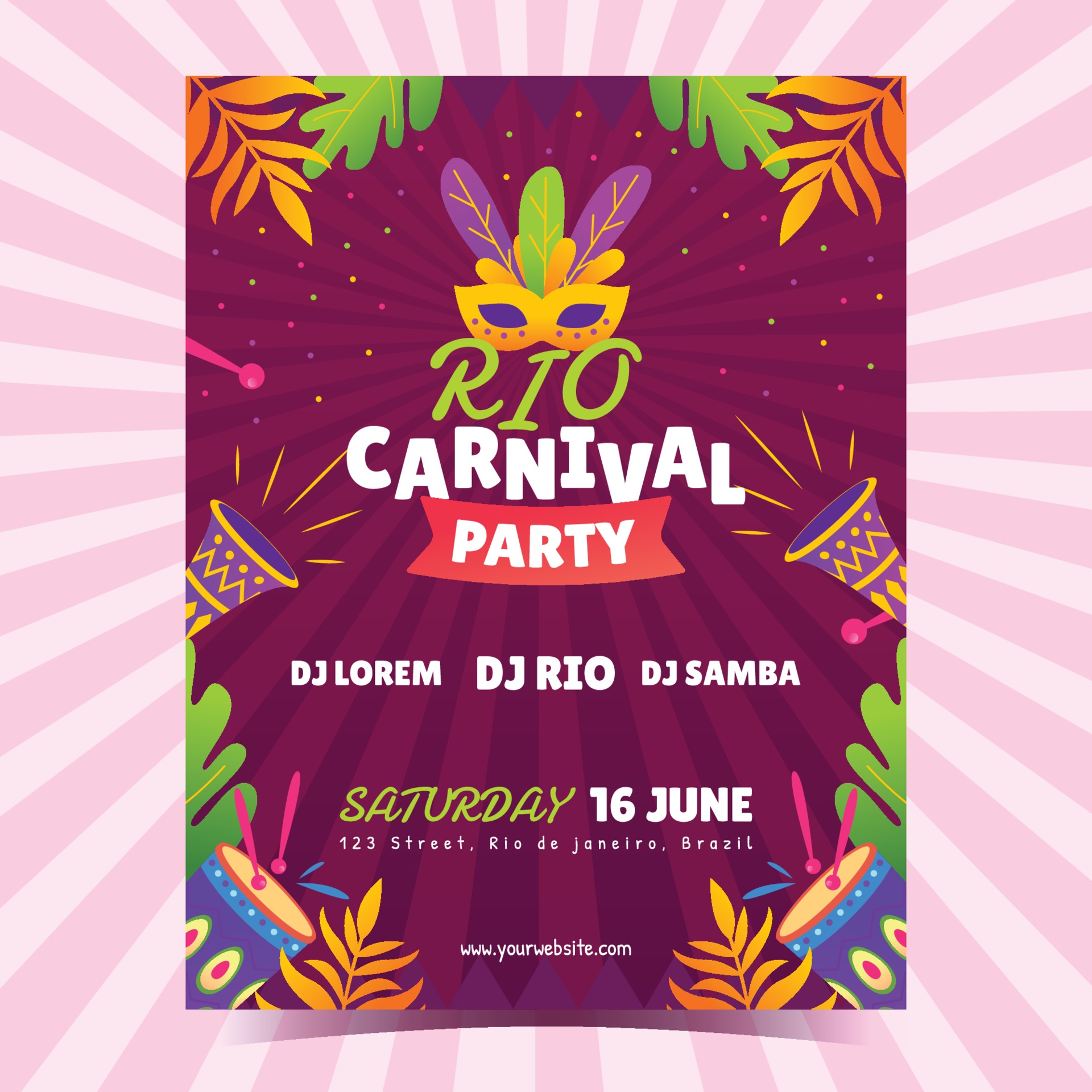 Rio Carnival 2022 Poster