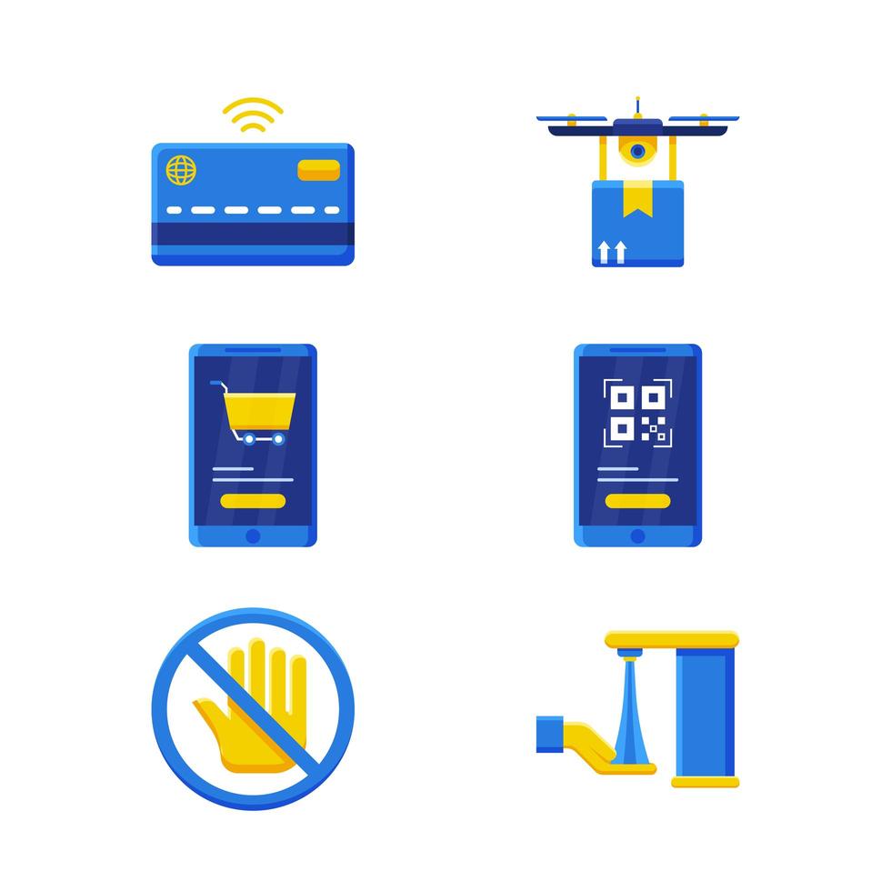 Contactless Technology Icon vector