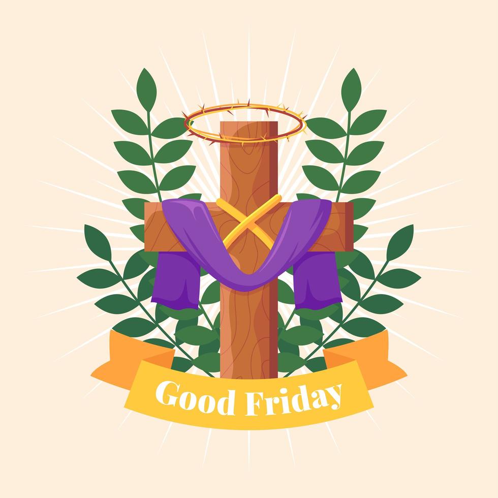 Good Friday Illustration vector