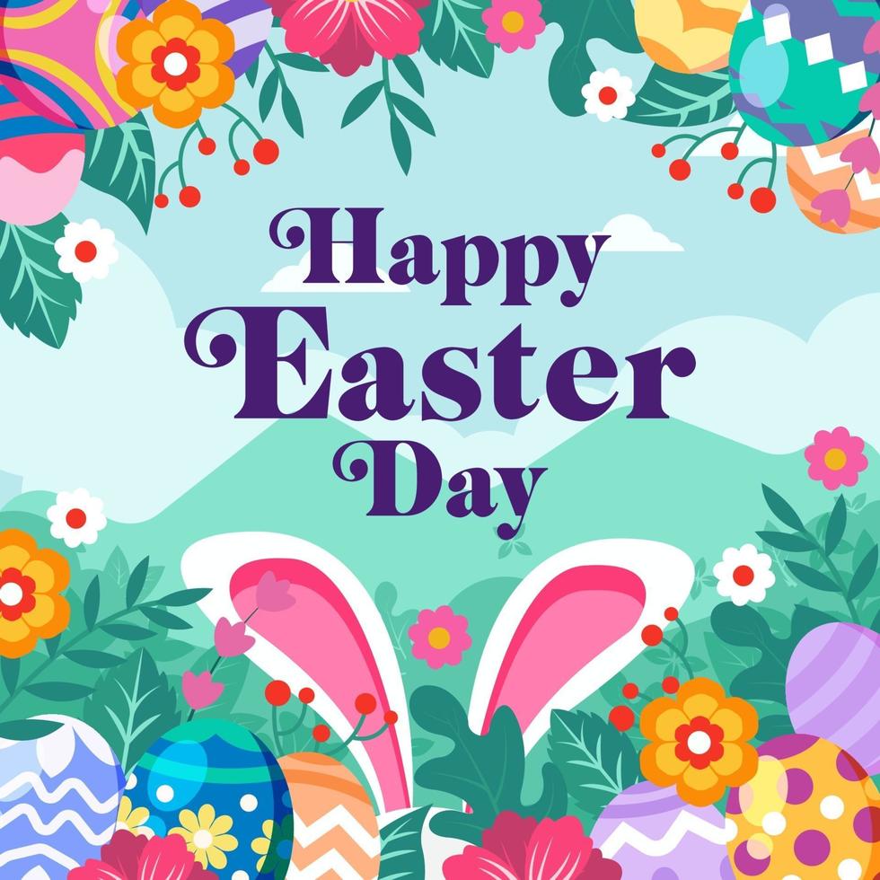 Happy Easter Illustration vector