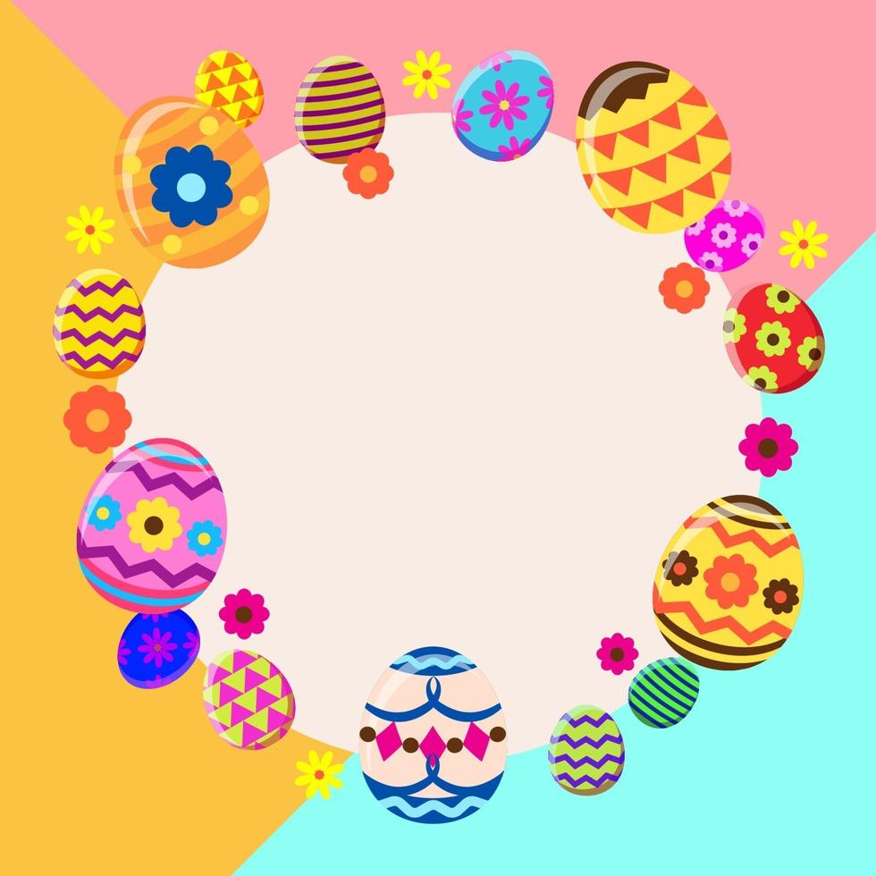 Easter Egg Background vector