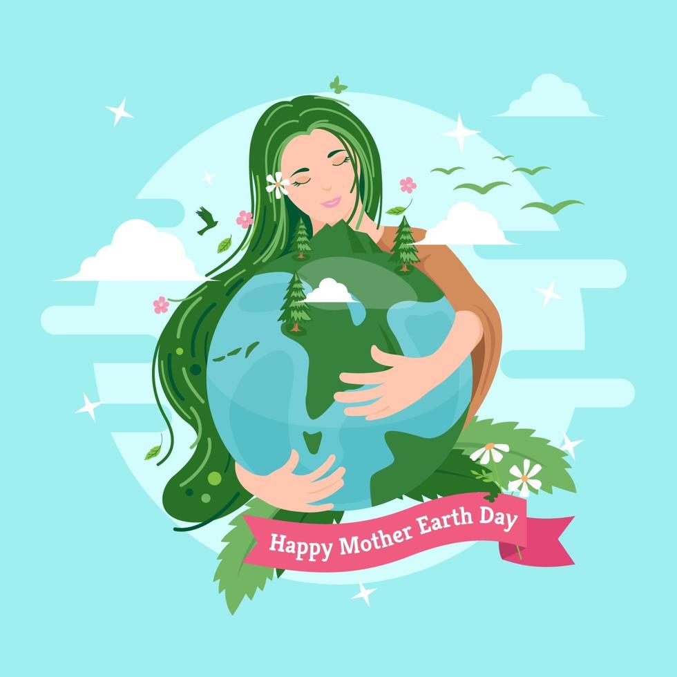 Happy Mother Earth Day vector