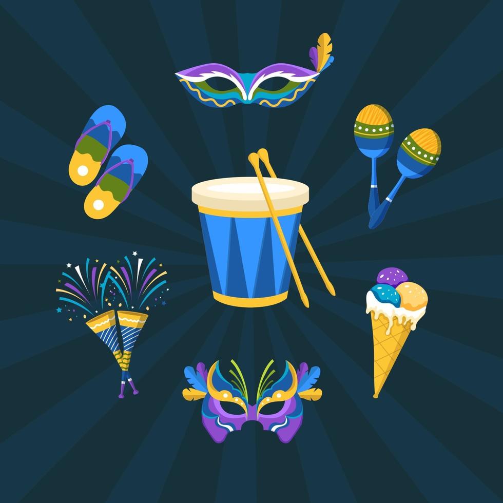 Rio Festival Icon vector