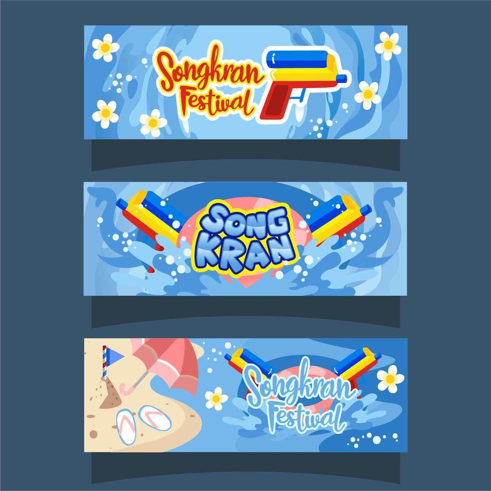 Songkran Festival Day vector