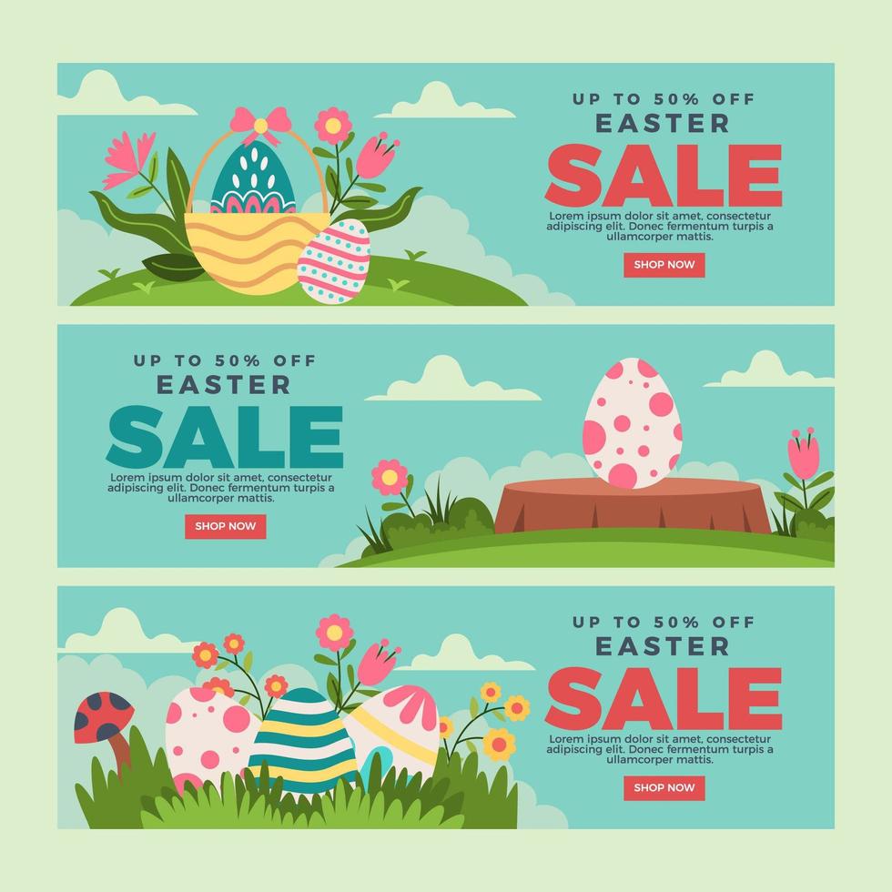 Intriguing Promotion Sale to Use During Easter vector