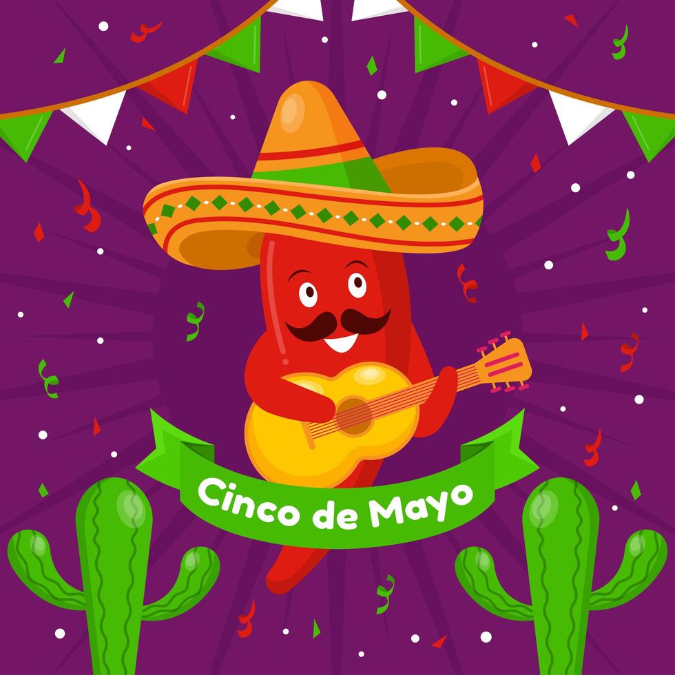 Happy Cinco De Mayo Background vector