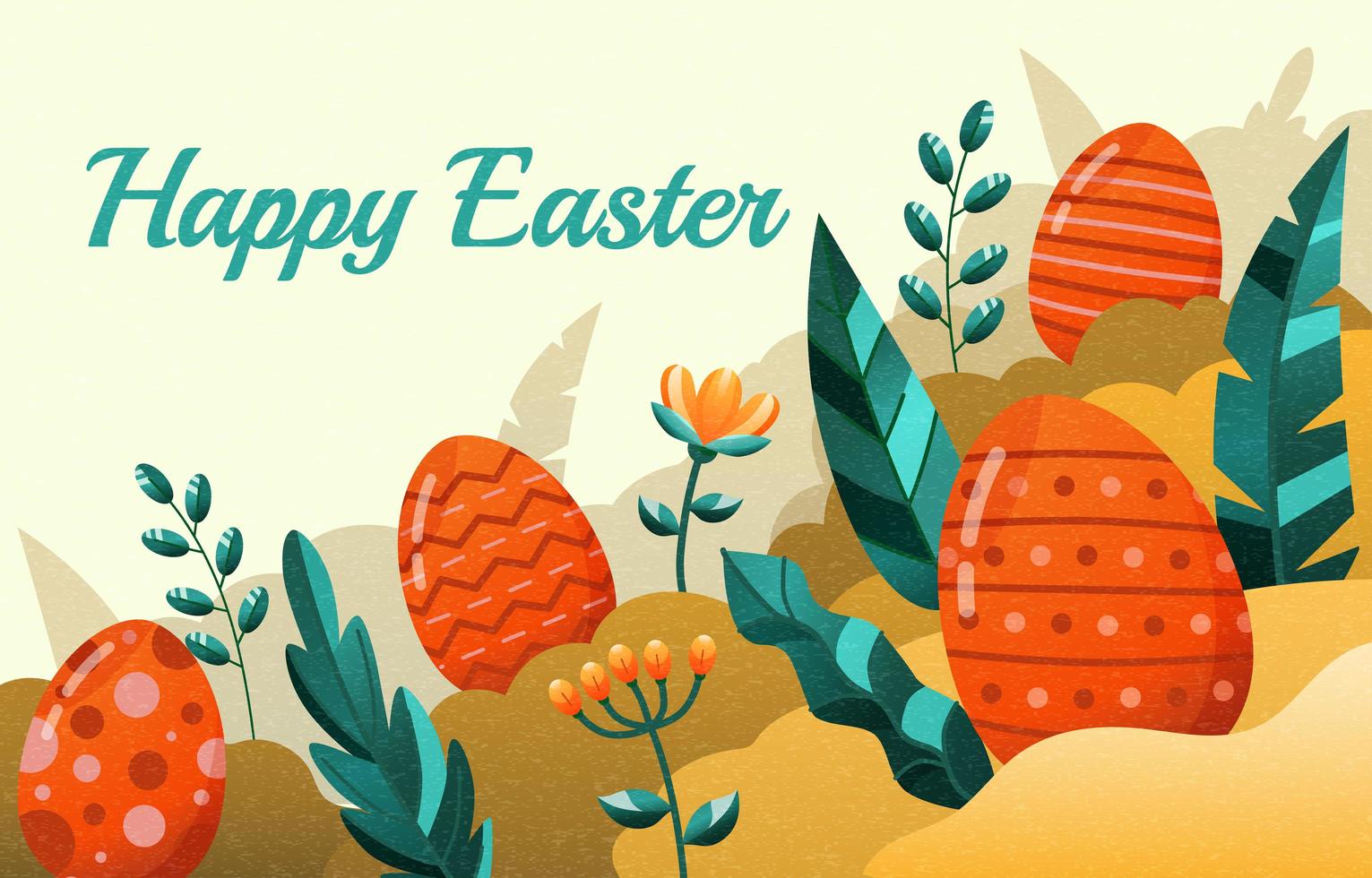 Easter Egg Background vector