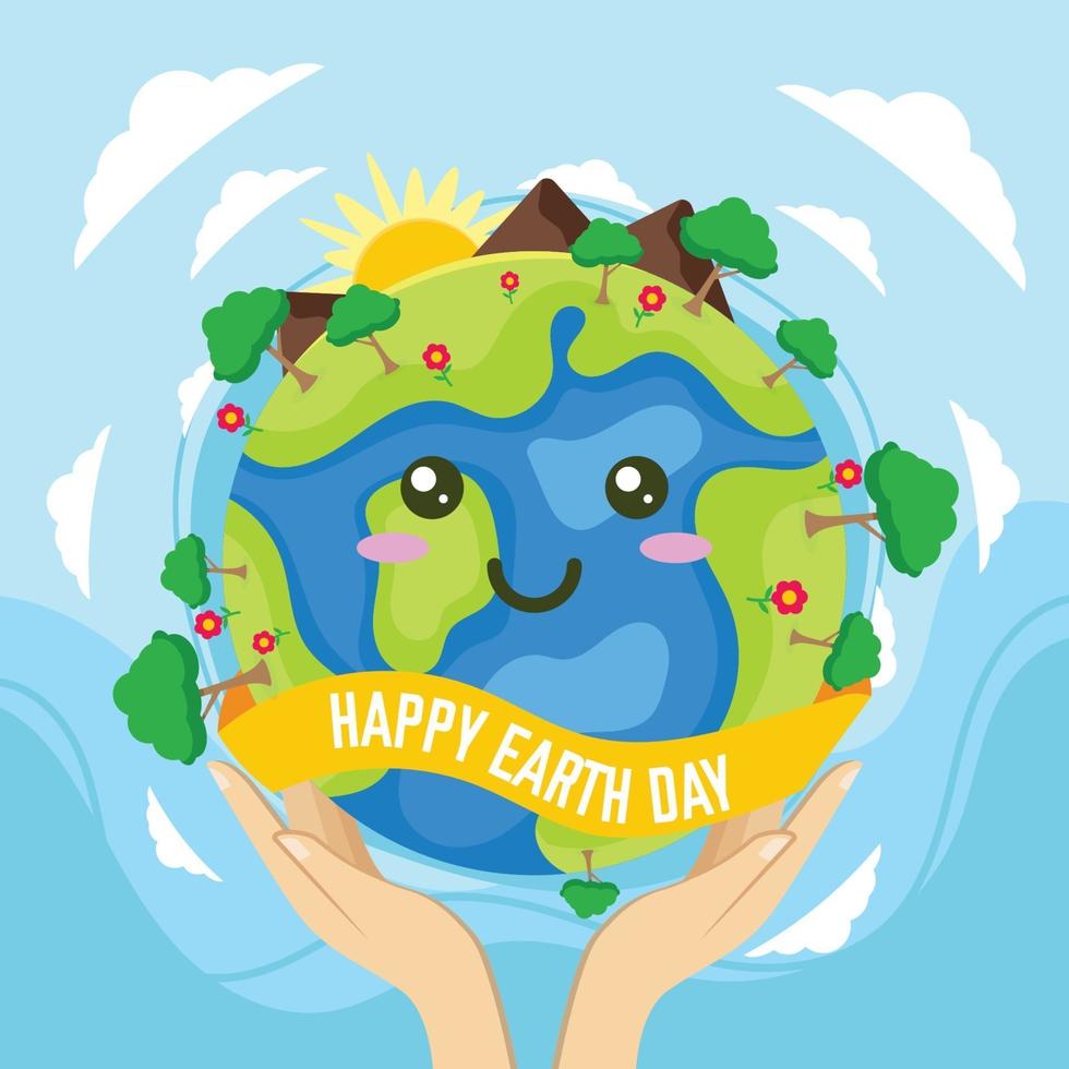 Mother Earth Day Background vector