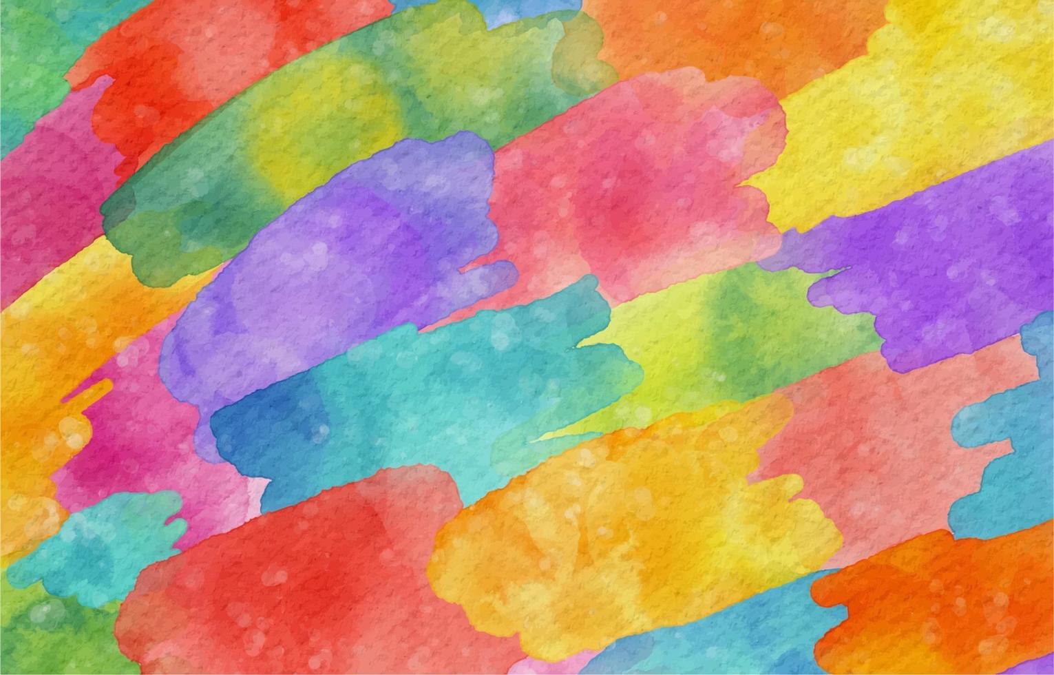 Watercolor Background In Colorful Abstract Strokes vector