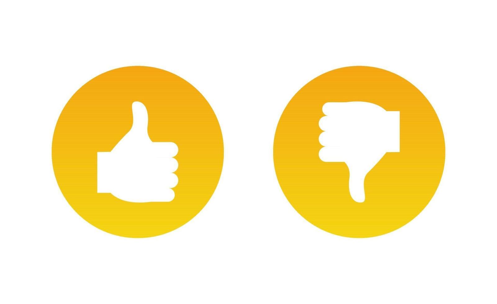 Like Button Icon Design Vector