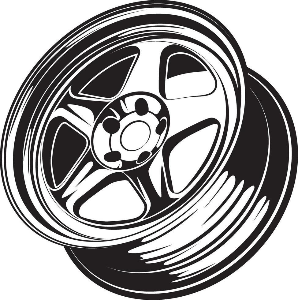 car wheel illustration for conceptual design. 2075497 Vector Art at