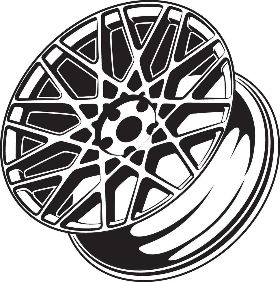 Car Wheel Illustration For Conceptual Design 2075520 Vector Art At