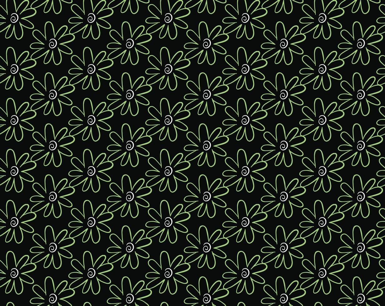 Fondo de textura de vector, patrón sin costuras. dibujados a mano, negro, verde, colores blancos. vector