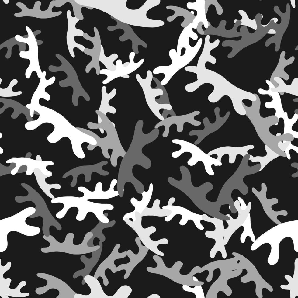 Vector seamless texture background pattern. Hand drawn, black, grey, white colors.