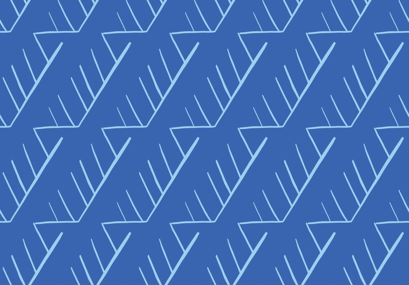 Vector texture background, seamless pattern. Hand drawn, blue colors.