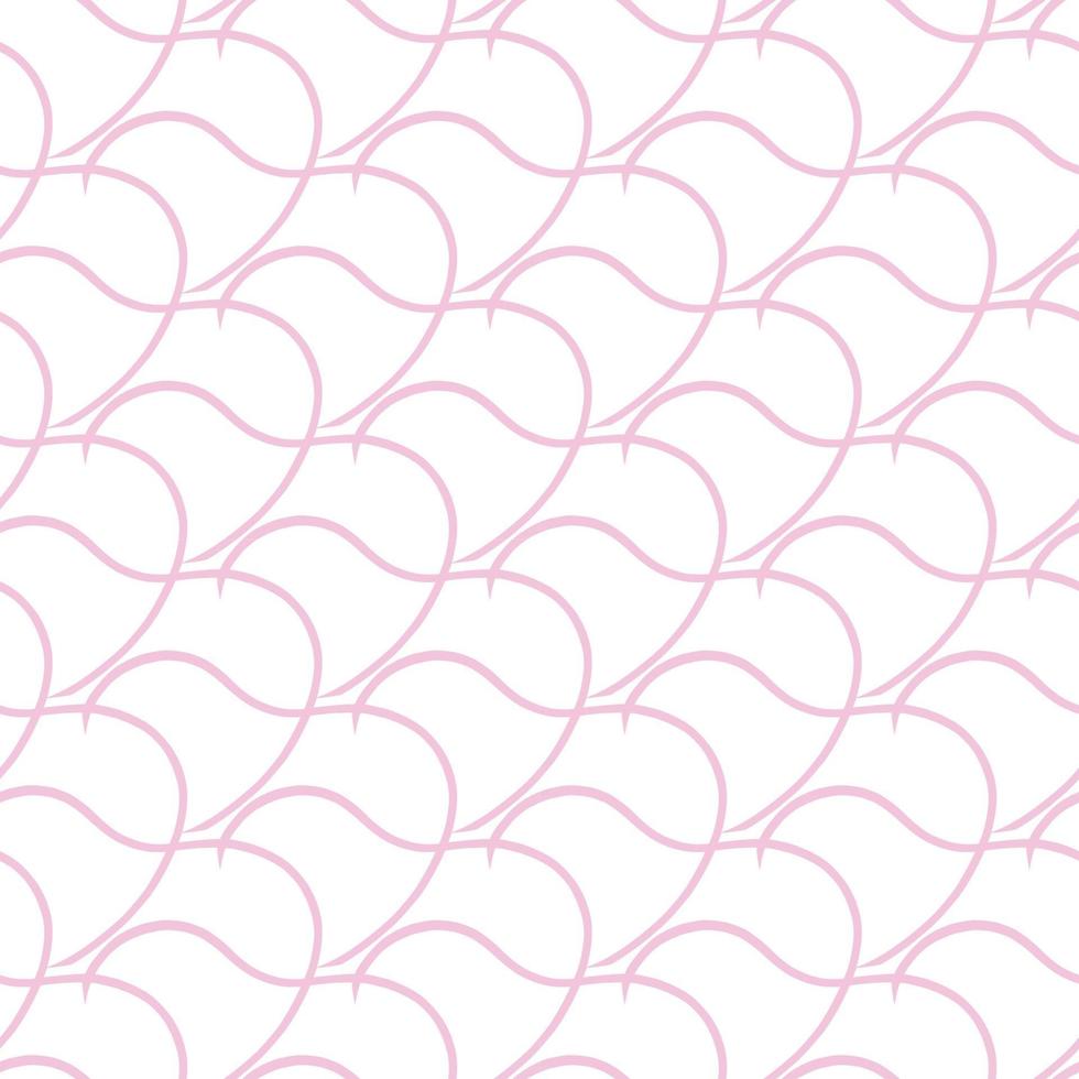 Vector seamless texture background pattern. Hand drawn, pink, white colors.