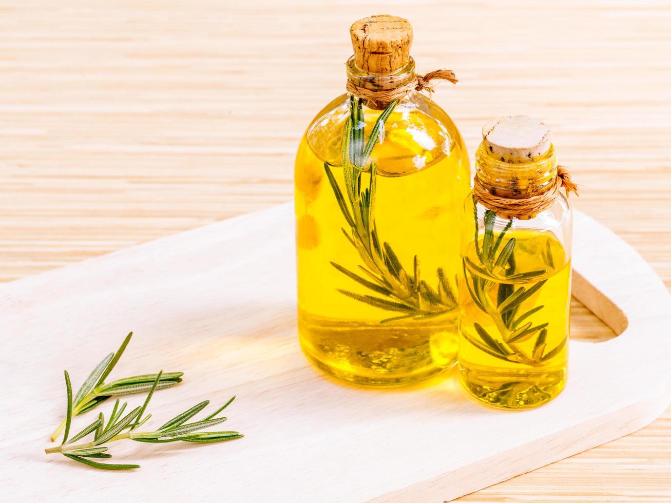 Fresh rosemary oil photo