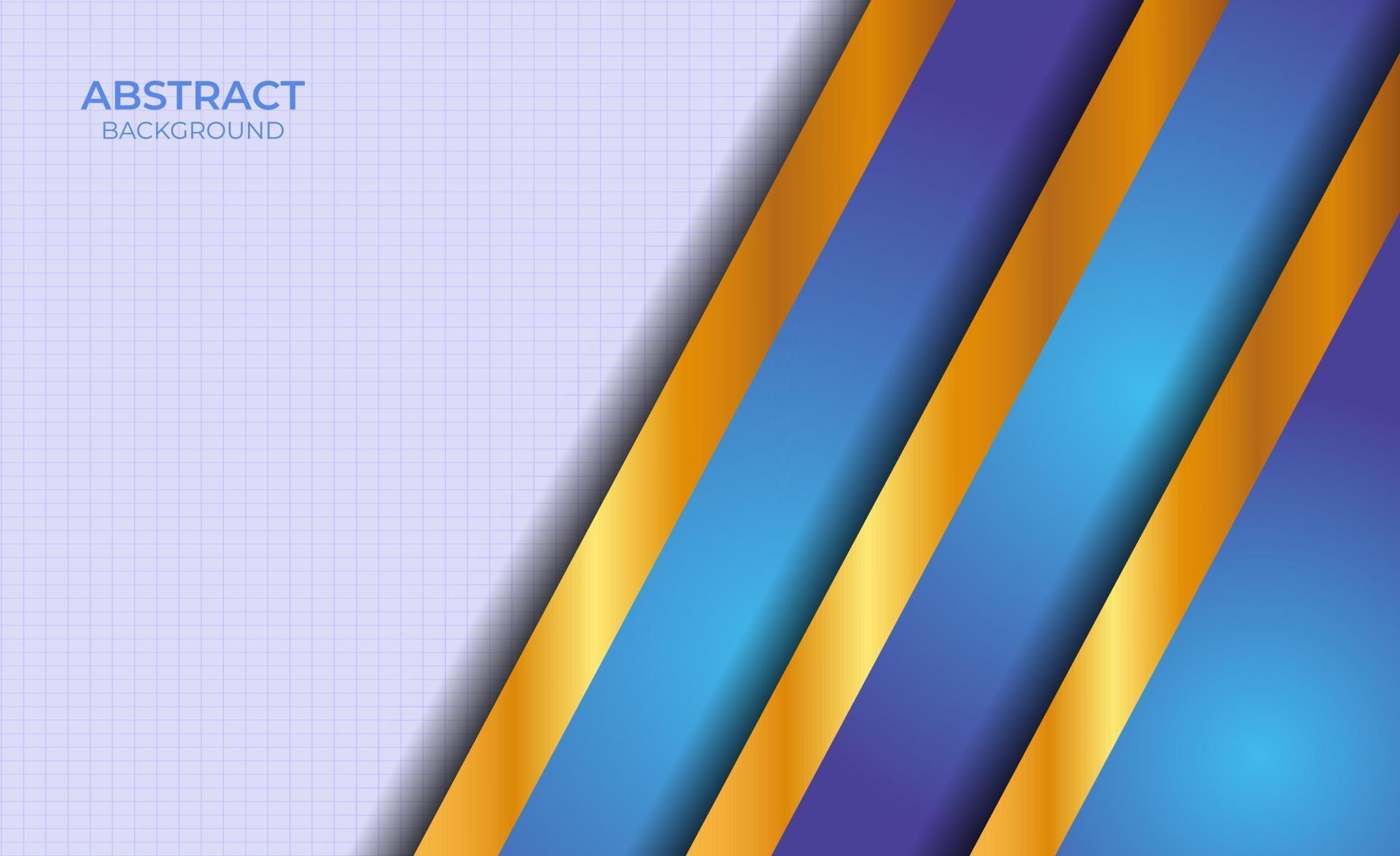 Presentation Blue And Gold Background Abstract 2076716 Vector Art at