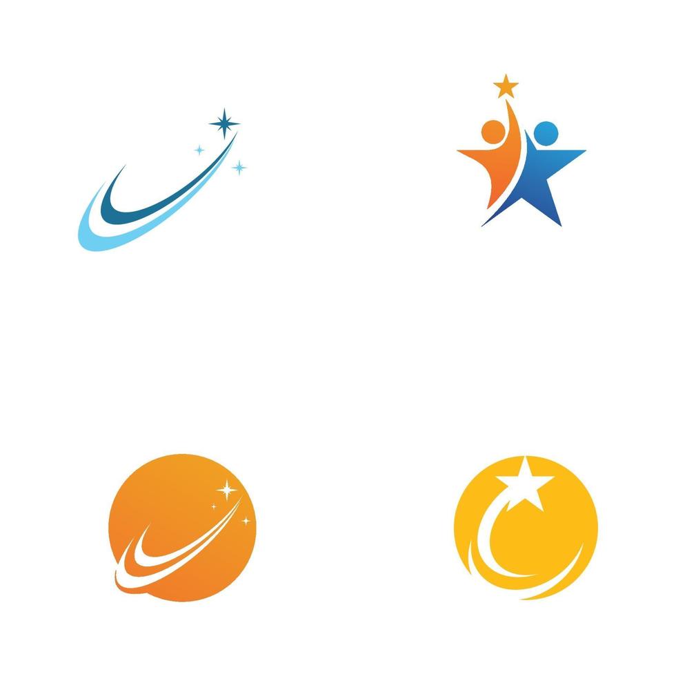 Star icon Template vector