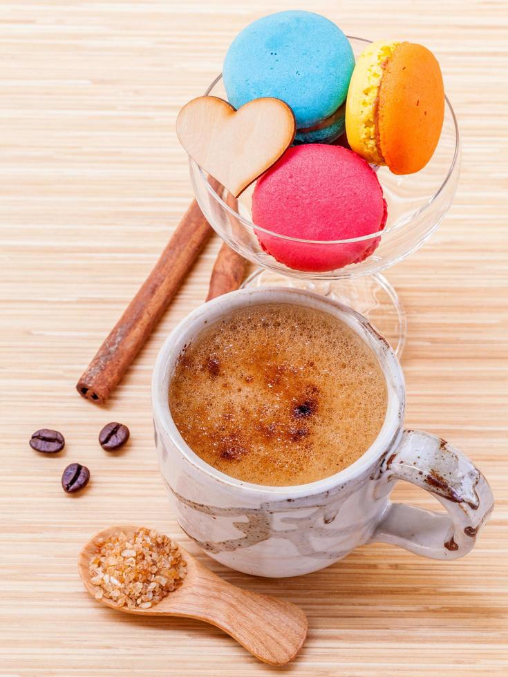 Coffee and dessert photo