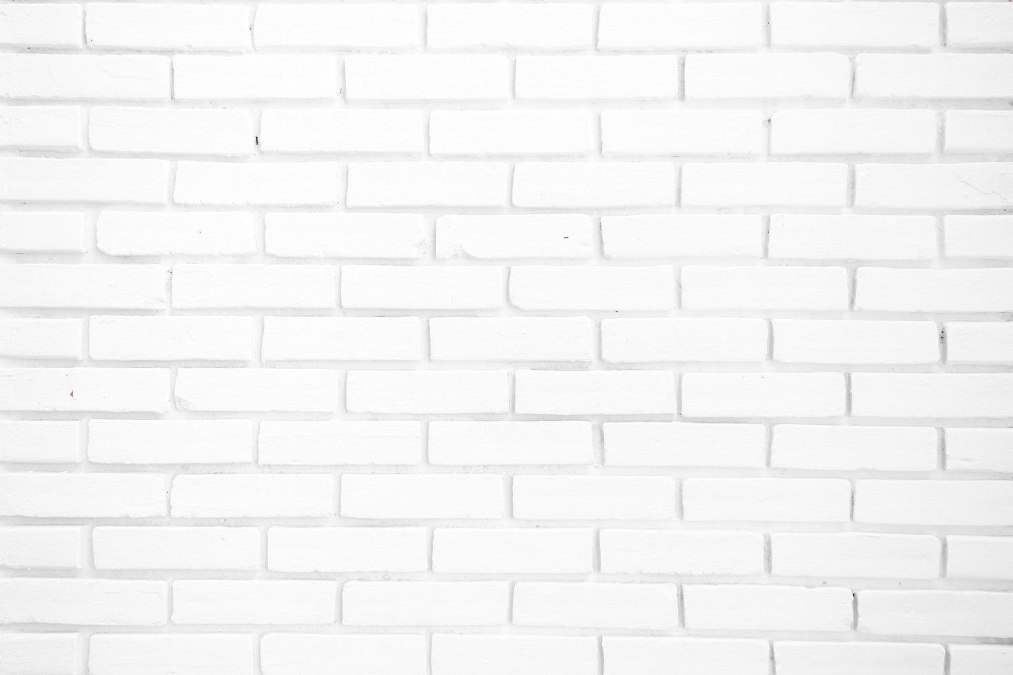 White brick wall texture background photo