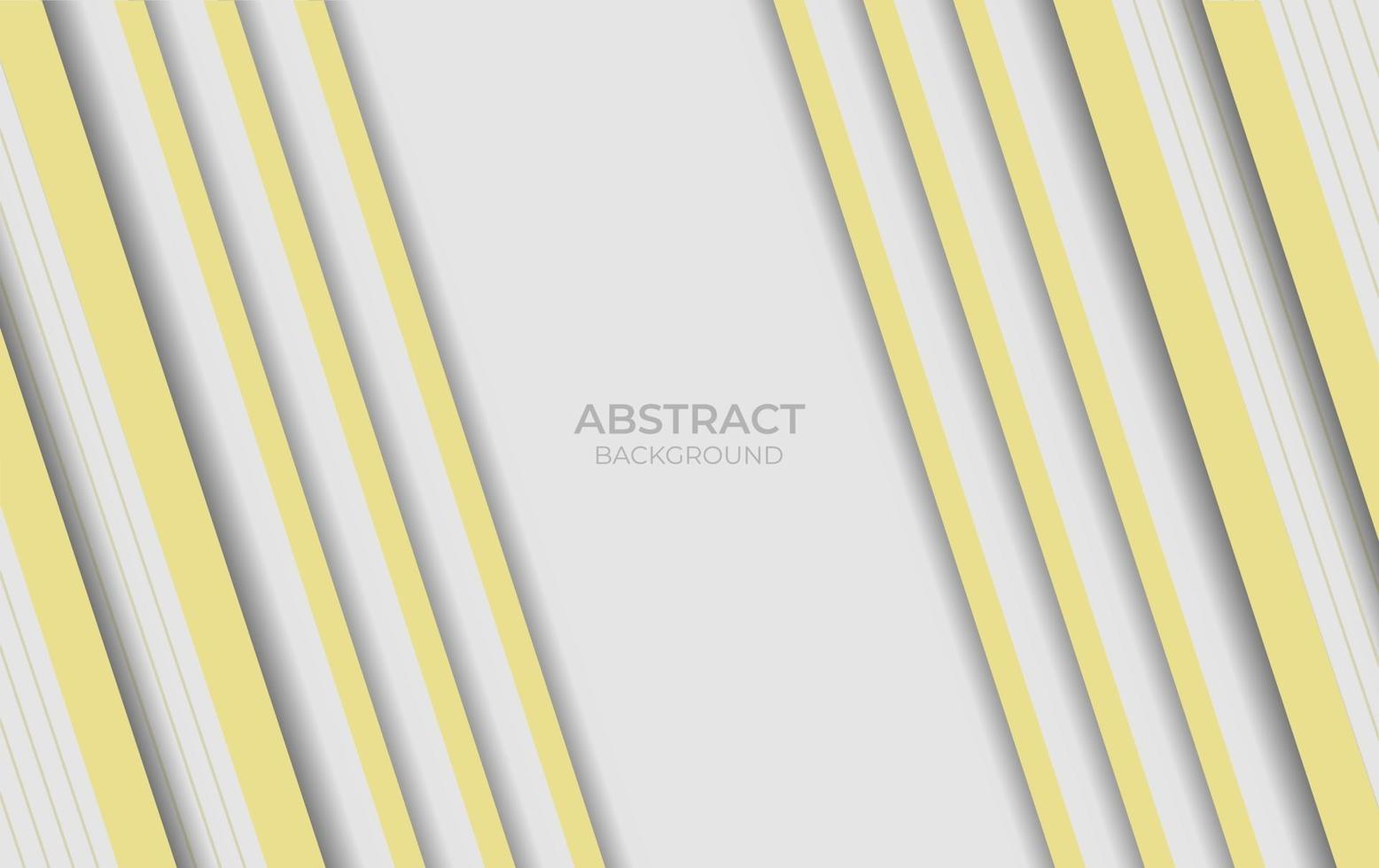 diseño de fondo abstracto blanco y amarillo vector
