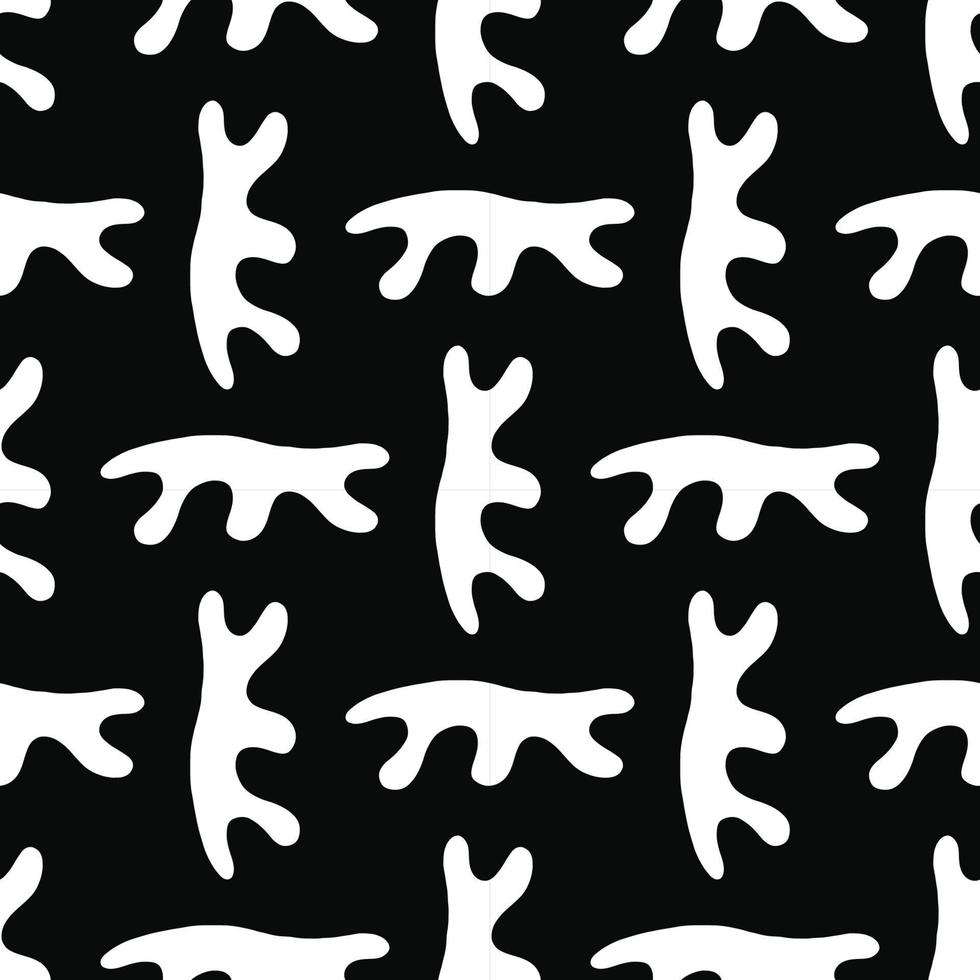 Vector seamless texture background pattern. Hand drawn, black, white colors.