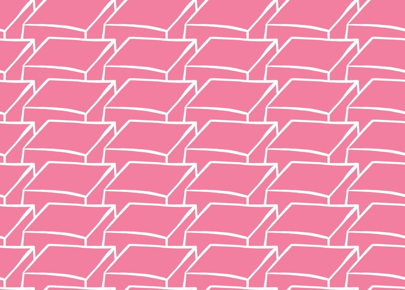 Vector texture background, seamless pattern. Hand drawn, pink, white colors.