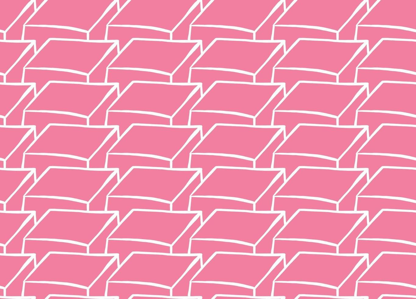 Vector texture background, seamless pattern. Hand drawn, pink, white colors.