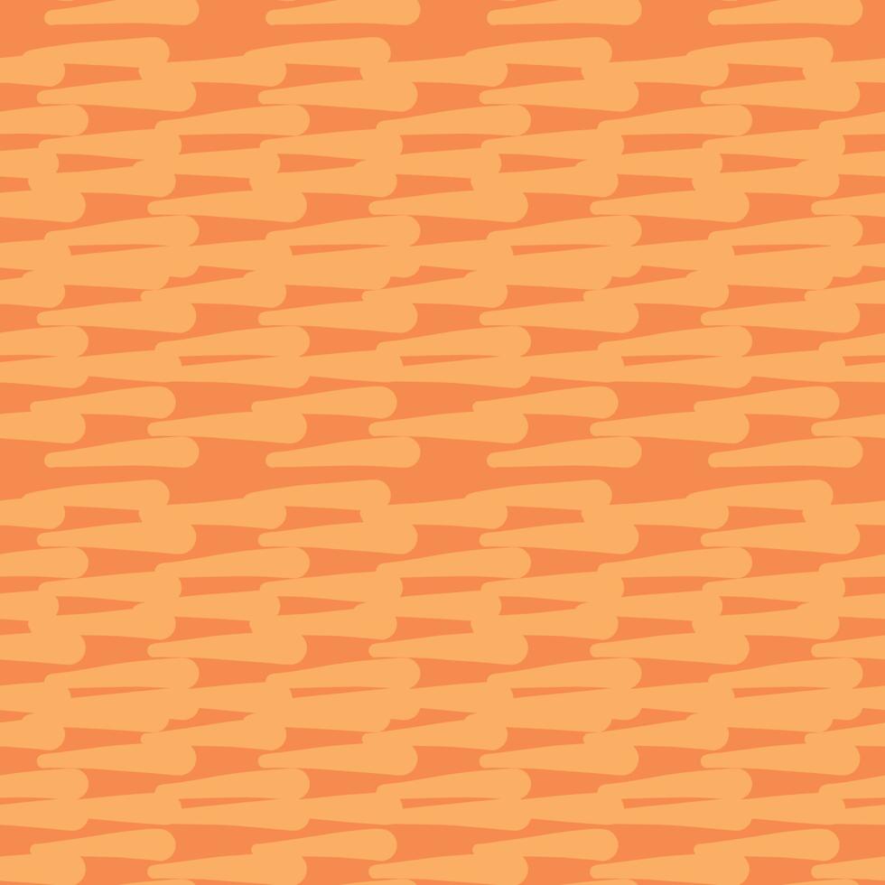 Vector seamless texture background pattern. Hand drawn, orange colors.