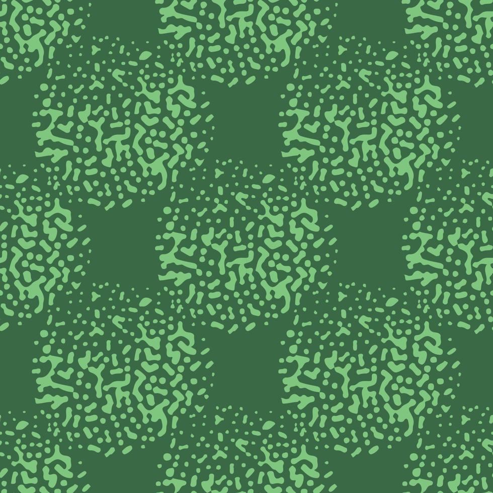 patrón de fondo de textura transparente de vector. dibujados a mano, colores verdes. vector