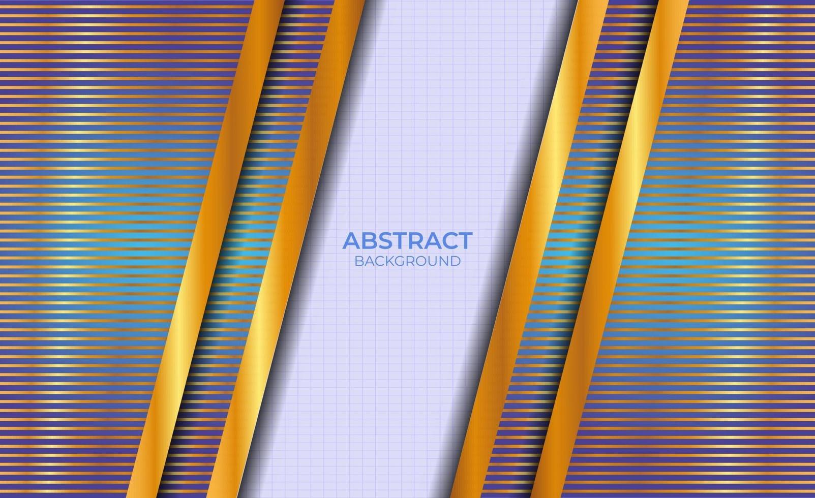 diseño de fondo abstracto azul y oro vector