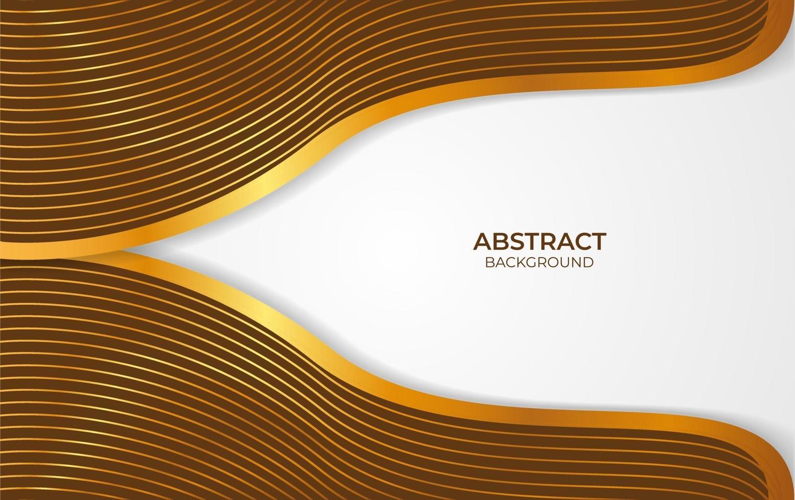 Background Abstract Brown And Gold Design vector