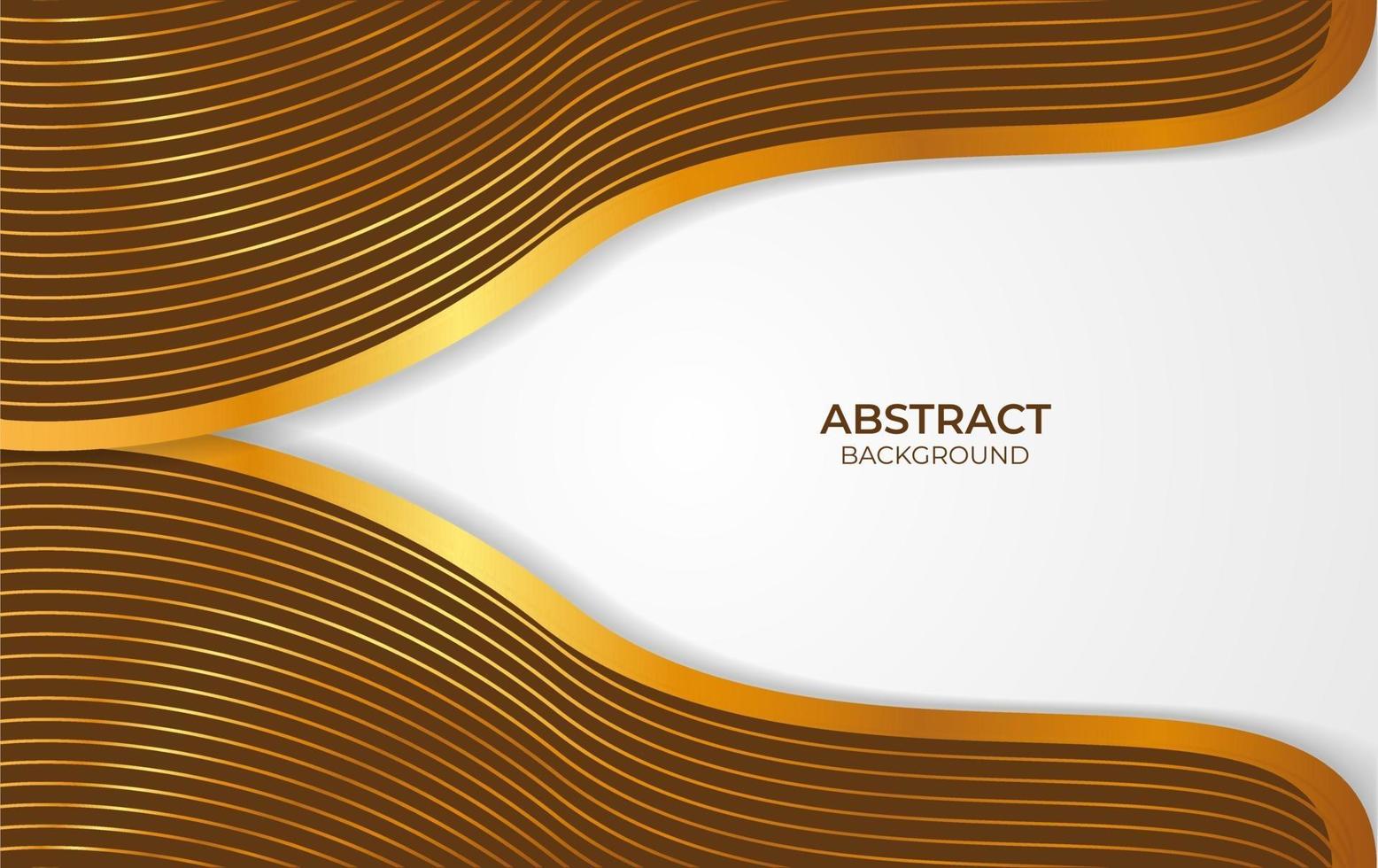 fondo abstracto diseño marrón y dorado vector