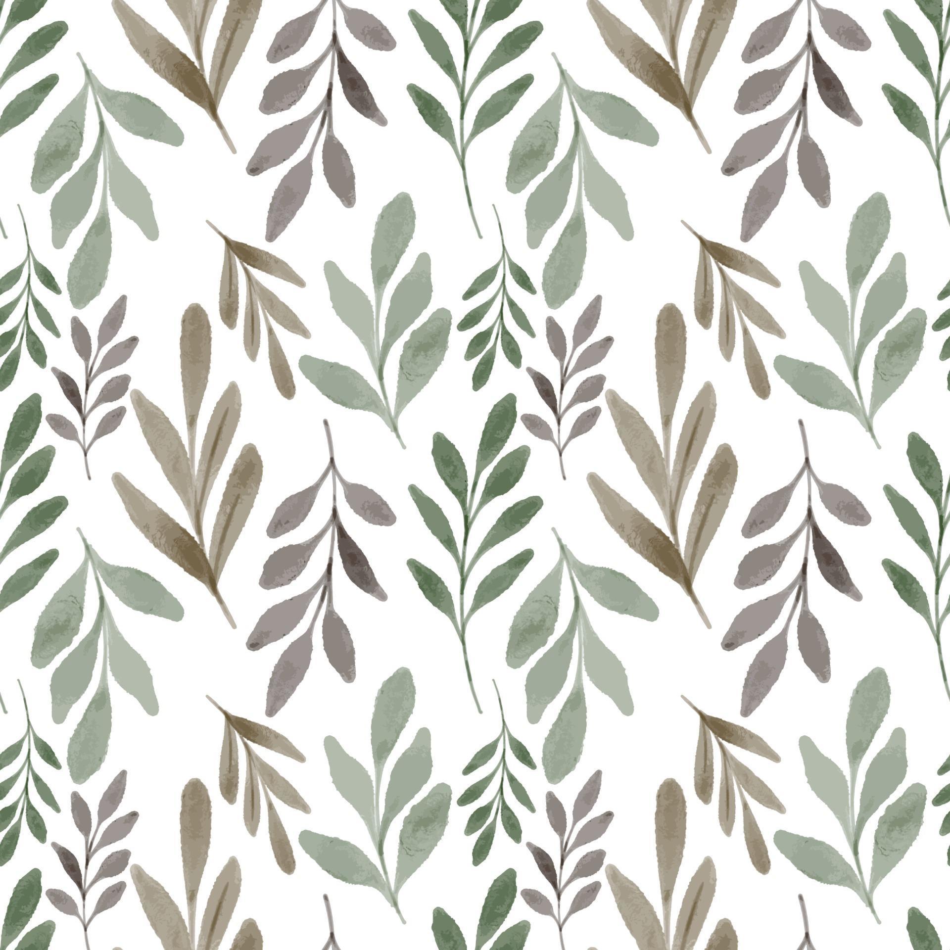 Download seamless pattern watercolor greenery foliage 2078386 ...