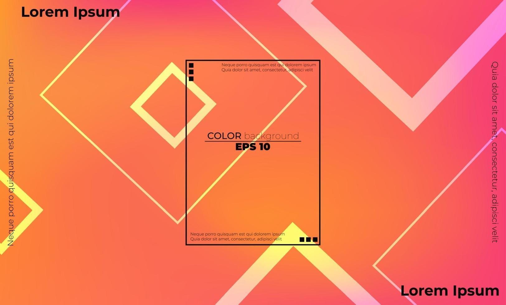 Minimalist modern abstract background with geometric shapes and lines vector