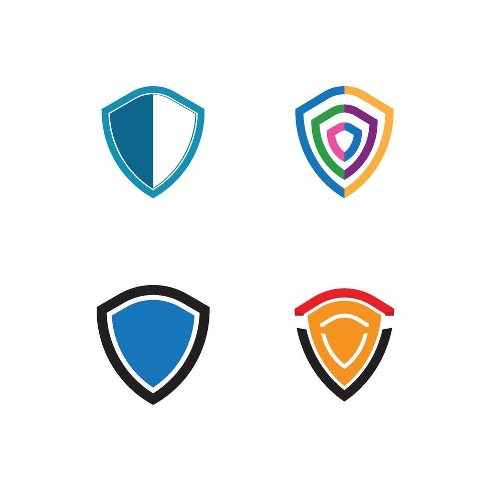 Shield symbol logo vector