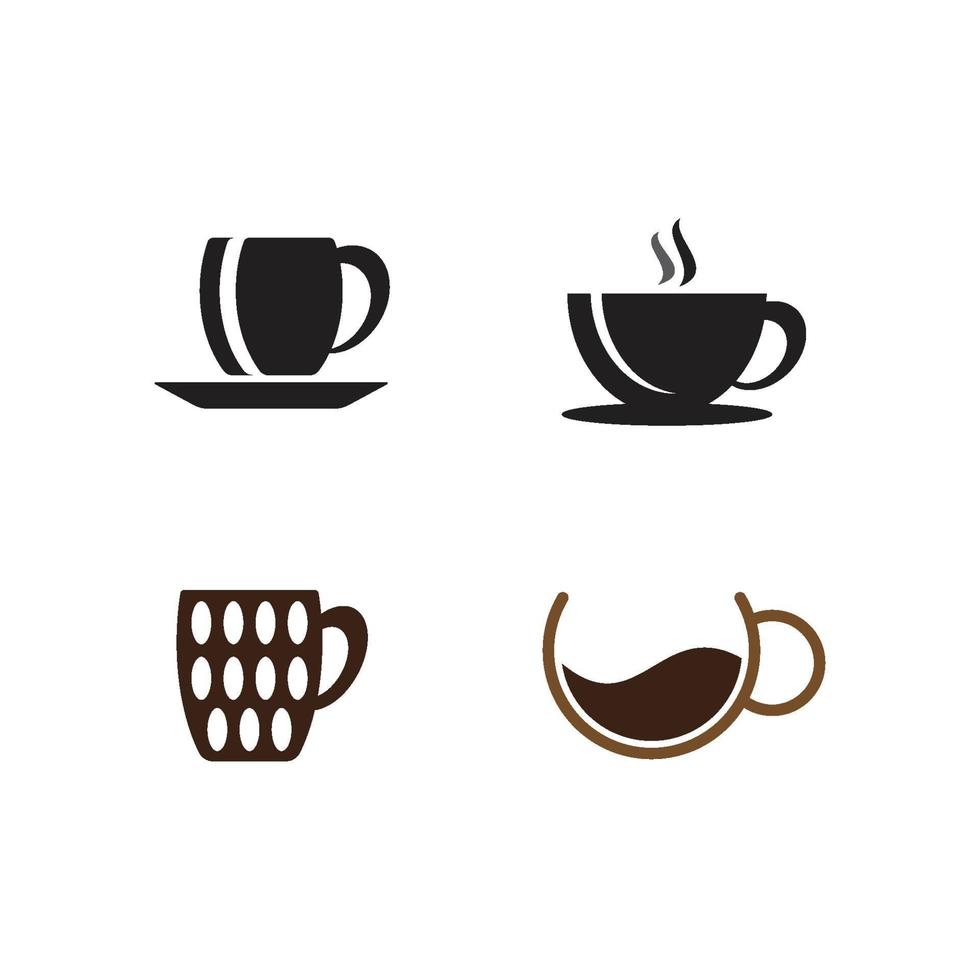 coffee cup logo vector