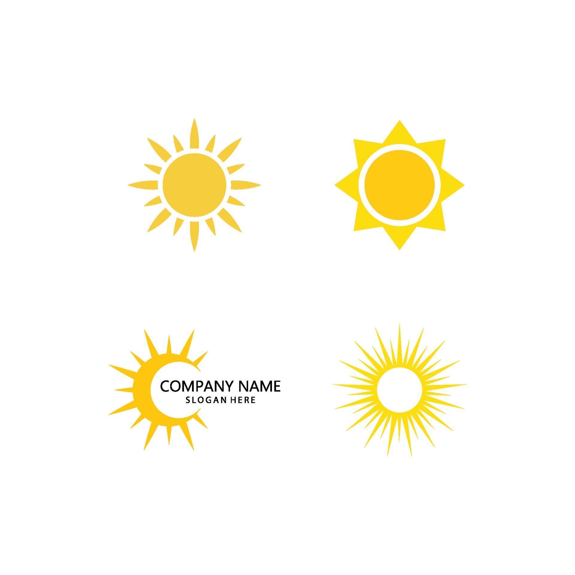 sun illustration logo 2078808 Vector Art at Vecteezy