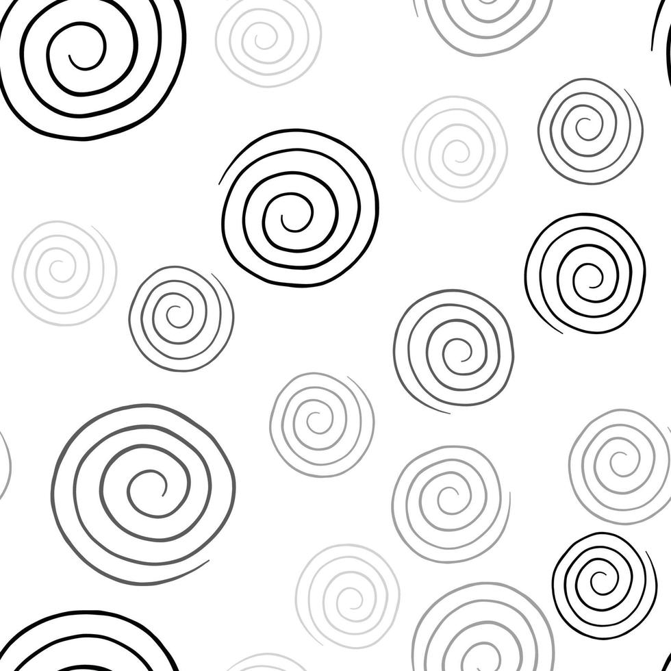 Vector seamless texture background pattern. Hand drawn, black, grey, white colors.