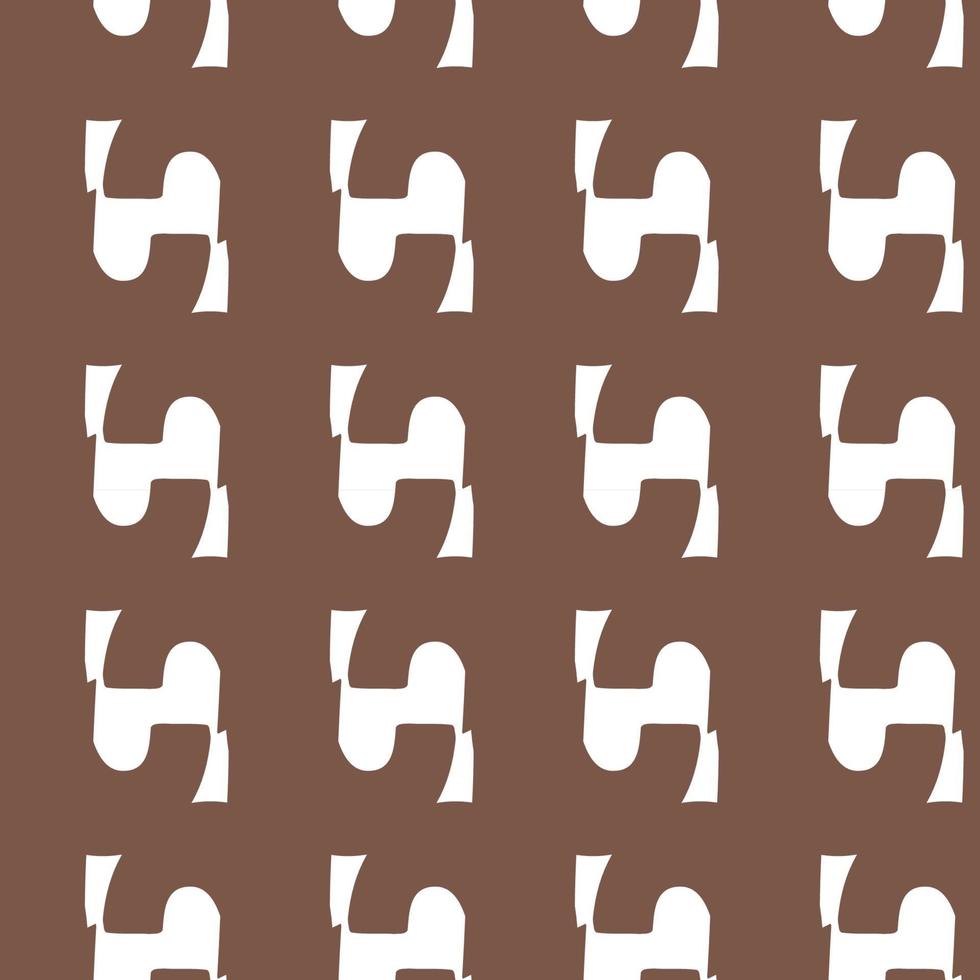 Vector seamless texture background pattern. Hand drawn, brown, white colors.