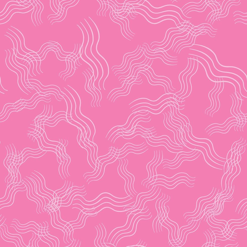 Vector seamless texture background pattern. Hand drawn, pink colors.