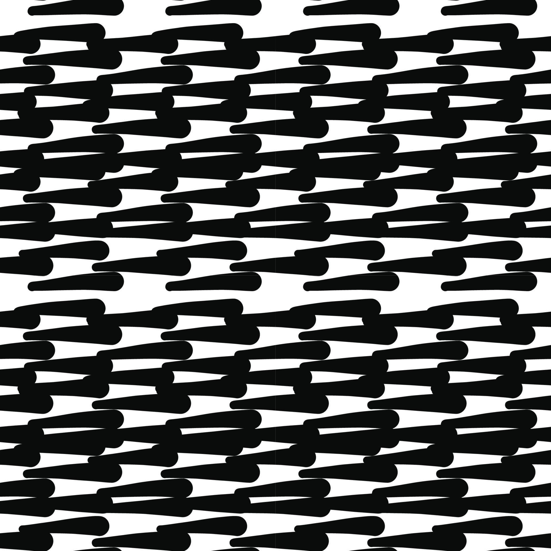 Vector seamless texture background pattern. Hand drawn, black, white