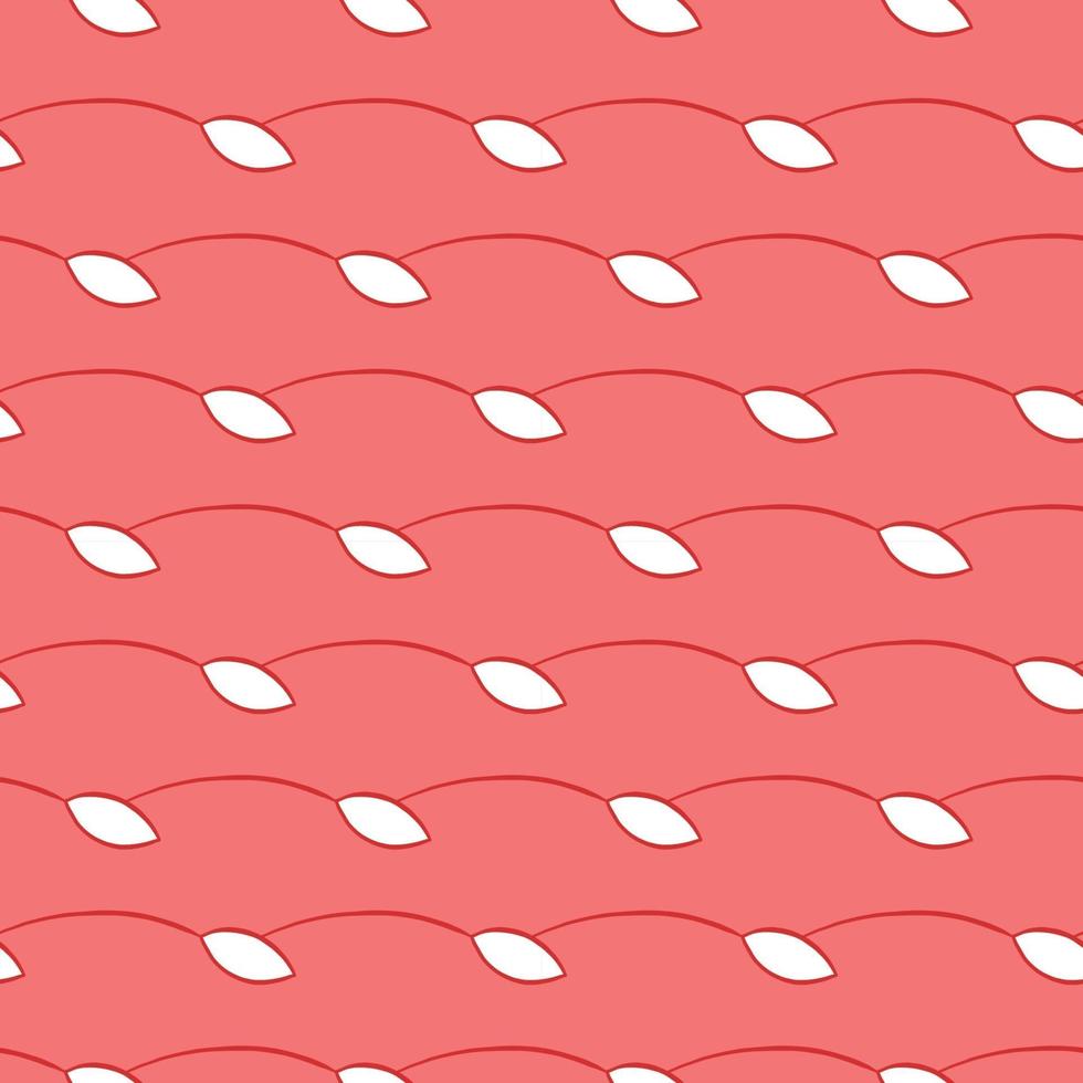 Vector seamless texture background pattern. Hand drawn, red, white colors.