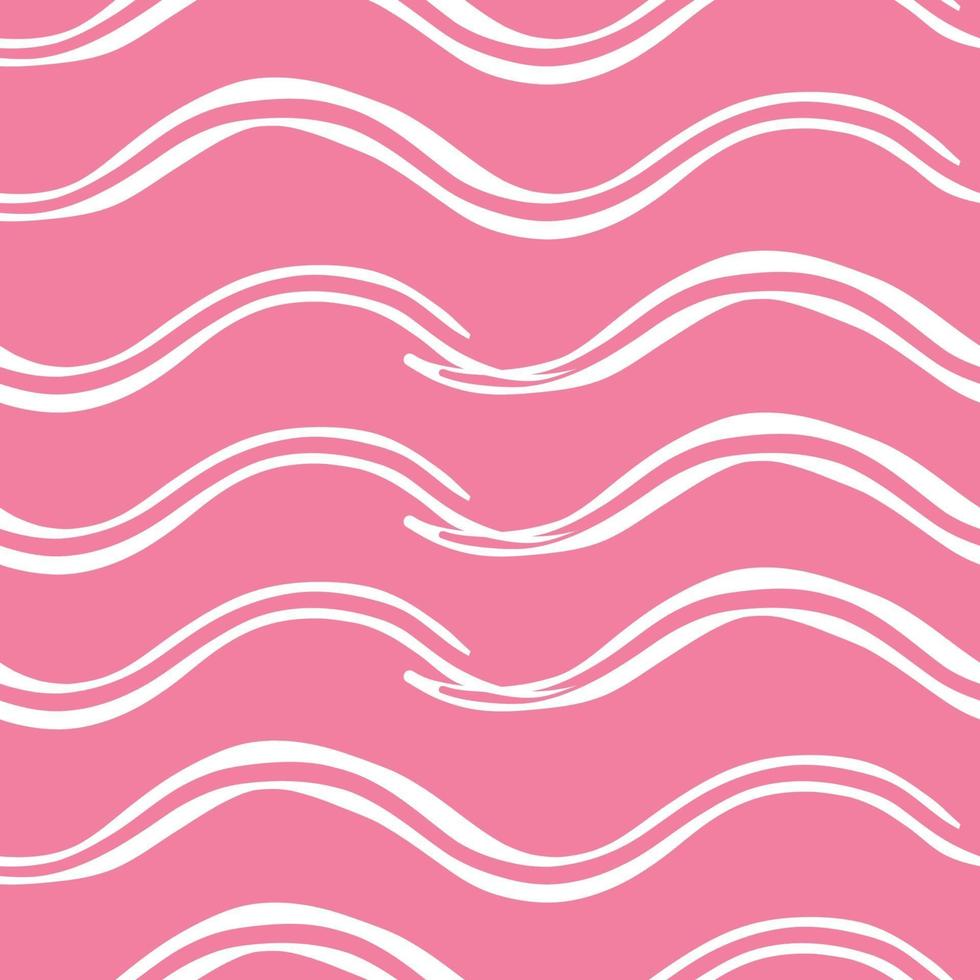 Vector seamless texture background pattern. Hand drawn, pink, white colors.