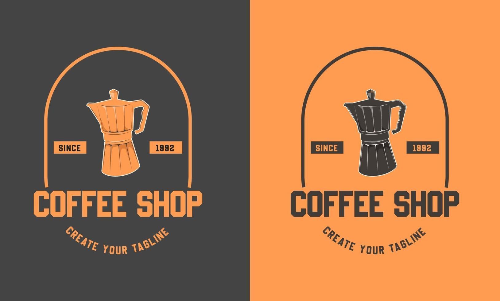 Coffee pot icon design vector