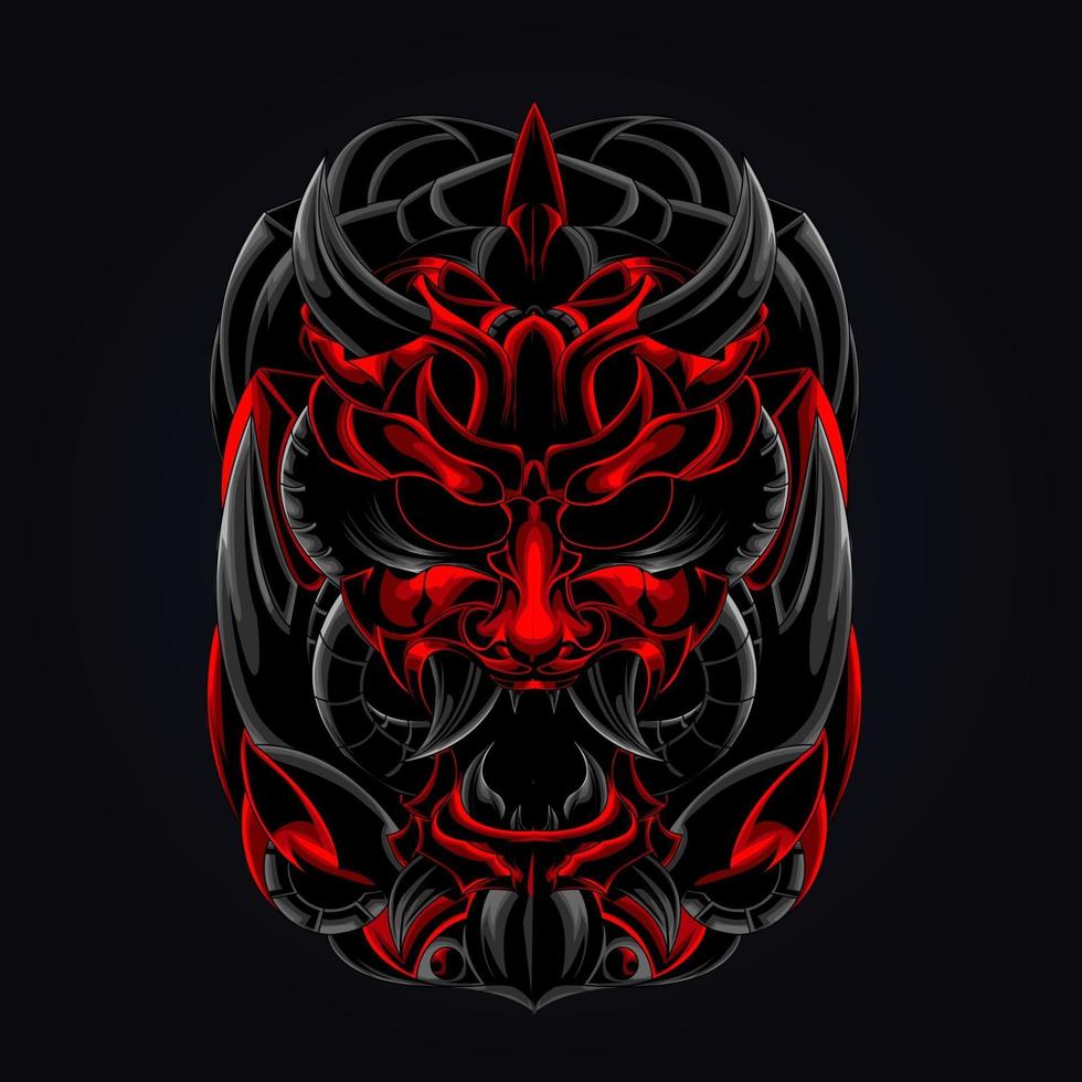 horror satan angry artwork illustration vector