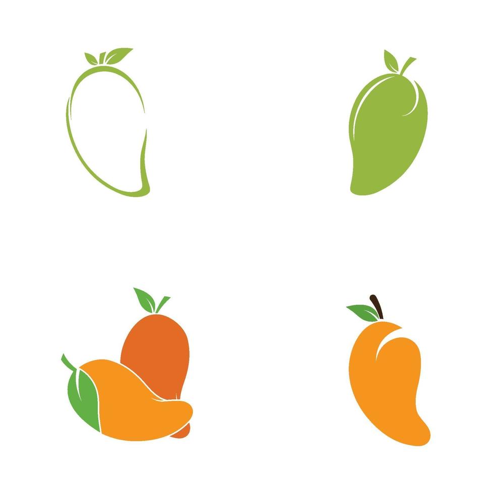 vector de icono de símbolo de logotipo de mango
