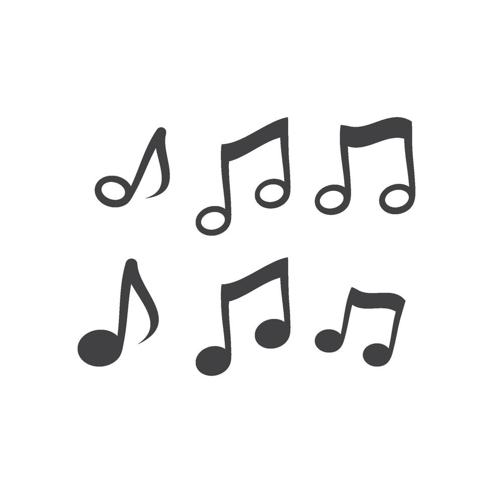 Music note Icon Vector illustration design