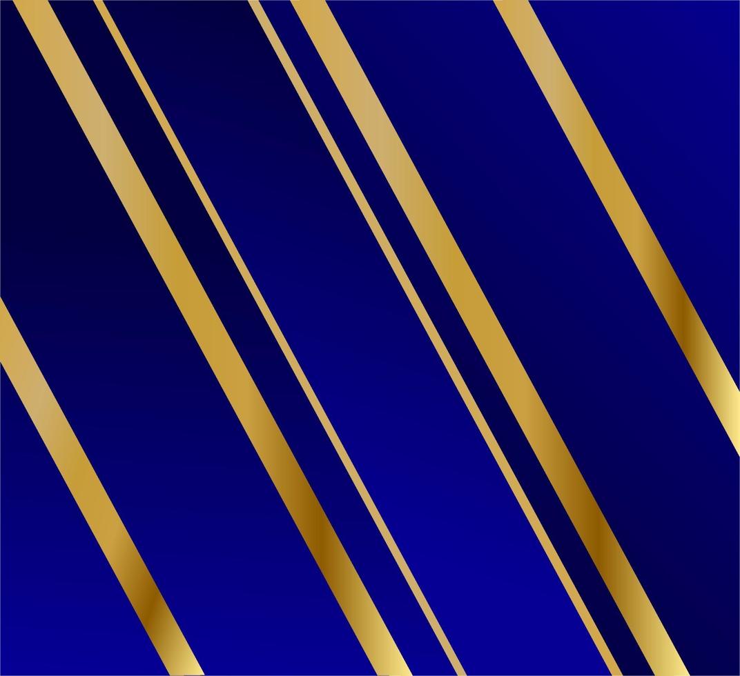 Abstract polygonal pattern luxury dark blue with gold vector